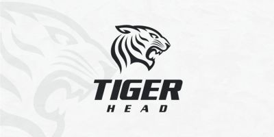 Tiger Head Logo Template