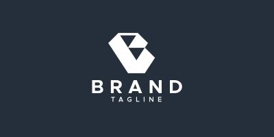 BV letter mark logo design