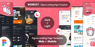 WEBBEST - Figma Landing Page Template