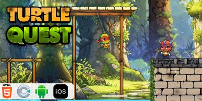 Turtles Quest - HTML5 Construct 3 game