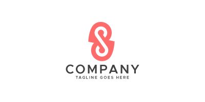 Letter S pin logo design