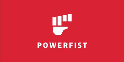 Fist Hand Logo Template