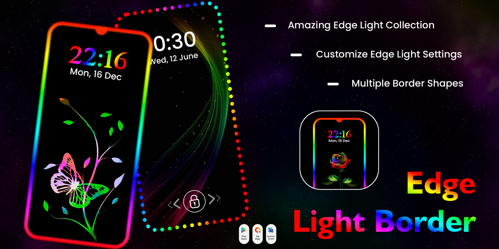 Edge Light Border - Always on display Android by CodeMaxInfotech | Codester