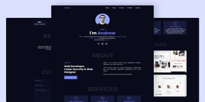 Andrew - Responsive Personal Portfolio Template 
