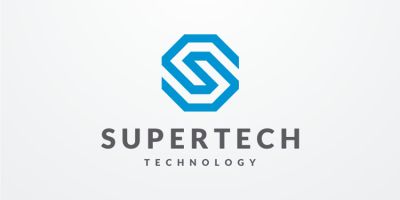 Super Tech - Letter S Logo