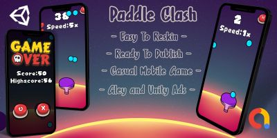 Paddle Clash - Unity Template