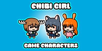 Chibi Girl Game Characters