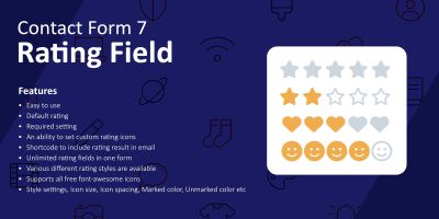 Rating Field for Contact Form 7