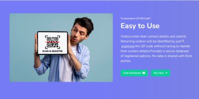 QR Code Visitor Management System