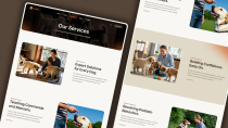 Canis Dog Training Services HTML Website Template Screenshot 9