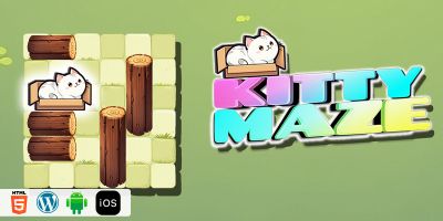 Kitty Maze - HTML5 Construct3 Game