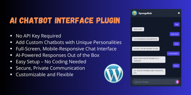AI Chatbot Chat Interface - WordPress Plugin