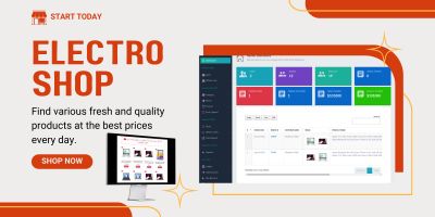 Electro Shop - Ecommerce Website and CMS