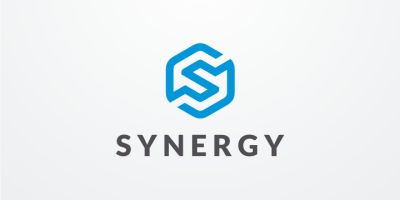 Letter S Hexagon  Logo