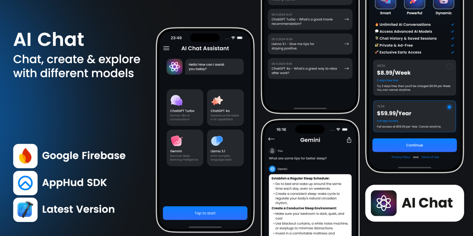 AI Chat Assistant - iOS App Source Code by Yuradolotov | Codester