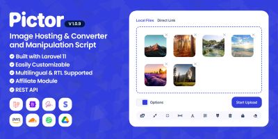 Pictor - Image Hosting And Converter Script