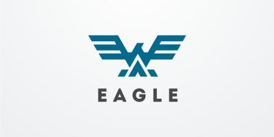 Geometric Eagle Logo