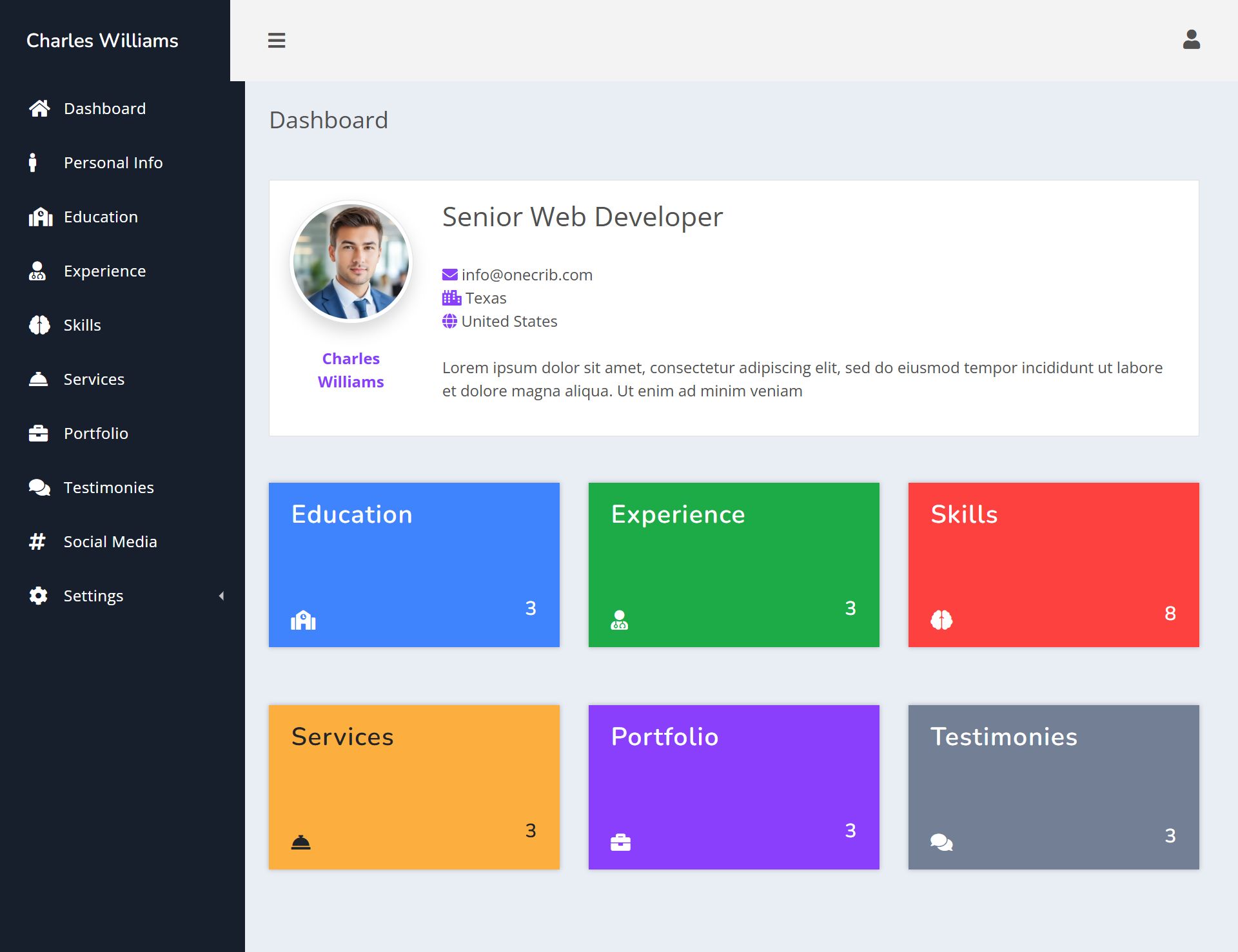 Mega Portfolio - Personal Portfolio Script by Uchechuka | Codester