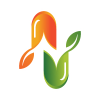 Natural Medicine Colorful Logo Template