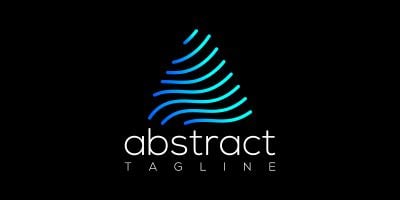 Creative Elegant Abstract letter A Technology Logo