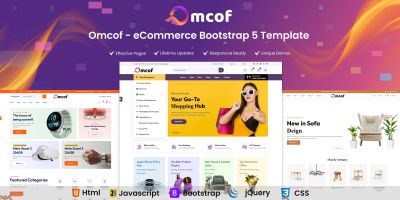 Omcof - eCommerce Bootstrap 5 Template