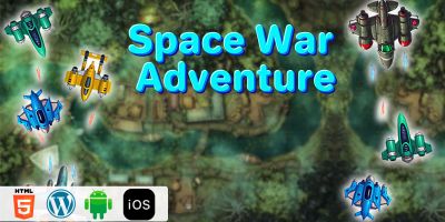 Space War Adventure - HTML5 Construct 3 Game