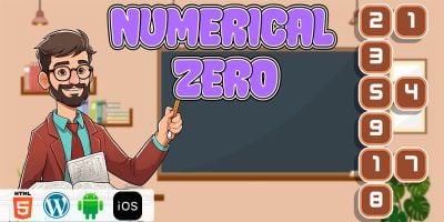 Numerical Zero - HTML5 Construct 3 Game