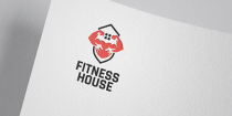 Fitness House Logo Template Screenshot 1