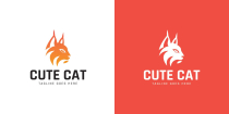 Cute Cat Logo Design Screenshot 2