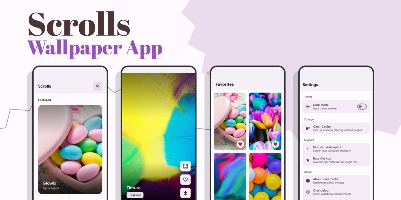 Scrolls - Blogger Wallpaper App