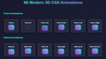 Modern 3D CSS Animations - 60 Plus Effects Screenshot 4