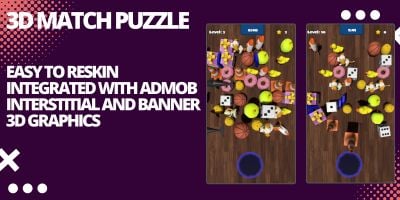 Match 3D - Matching Game Template - Godot
