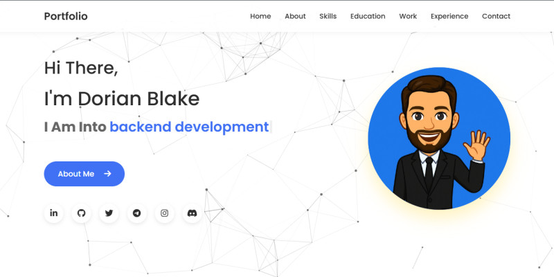DevFolioX – Responsive Developer Portfolio