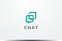 Double Chat Logo Design Vector Template Screenshot 1
