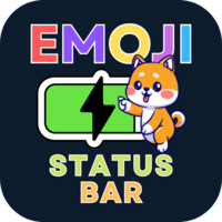 Emoji Battery Status Bar with AdMob Ads Android