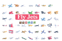 Fly Jets 3D Icons Pack Screenshot 3
