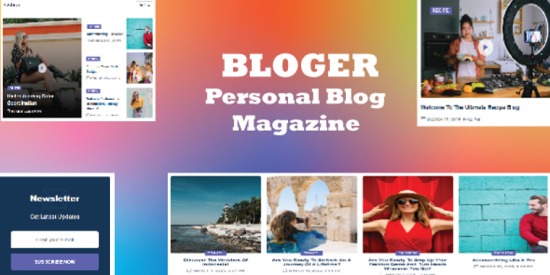Bloger Personal Blog And Magazine Script