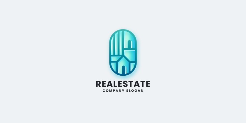 Modern Real Estate Logo - Real Property Branding