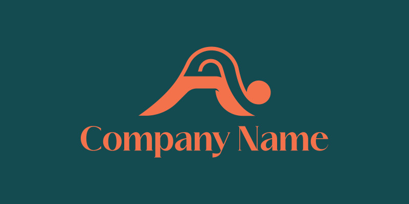 AMAZING LETTER A COSMETICS LOGO