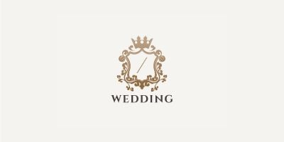 Wedding Crest Luxury Logo
