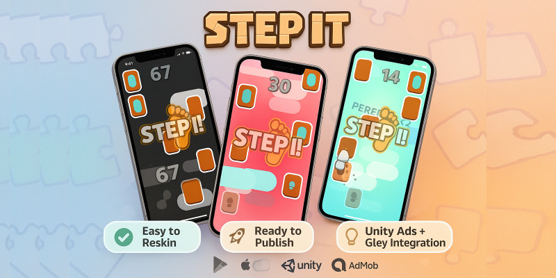 Step It - Casual Mobile Unity Game
