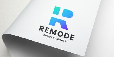 Remode Letter R Logo