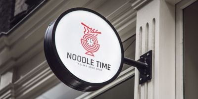 Noodles Time Logo Template