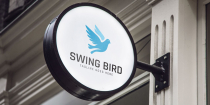 Swing Bird Logo Template Screenshot 1