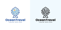 Ocean Travel Logo Template Screenshot 2