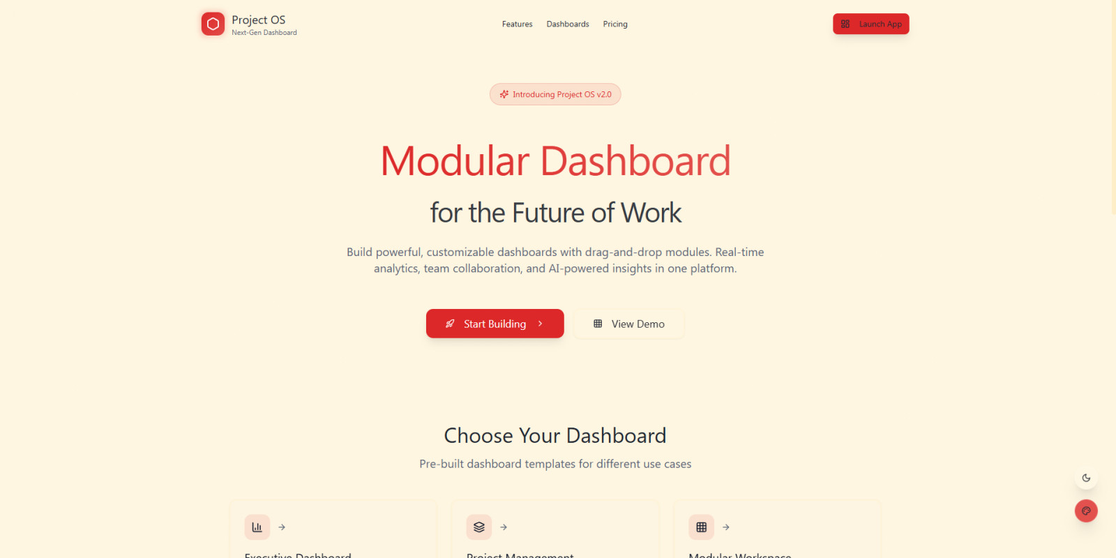 Modular SaaS Dashboard UI – React + TailwindCSS by Bgod | Codester