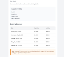 DeskEase - Desk Booking System  - Only Desk Bookin Screenshot 1