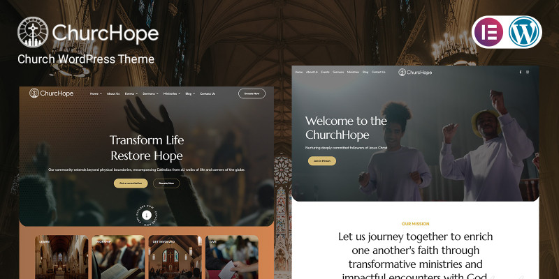 Church Hope - Church Nonprofit WordPress Theme