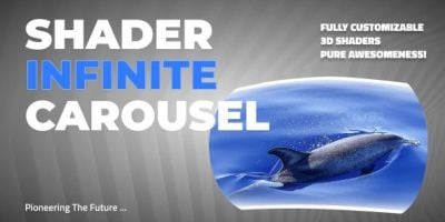 Shader Infinite Carousel JavaScript Plugin