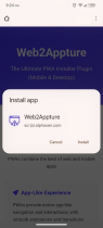 Web2Appture – The Ultimate PWA Installer Plugin  Screenshot 2